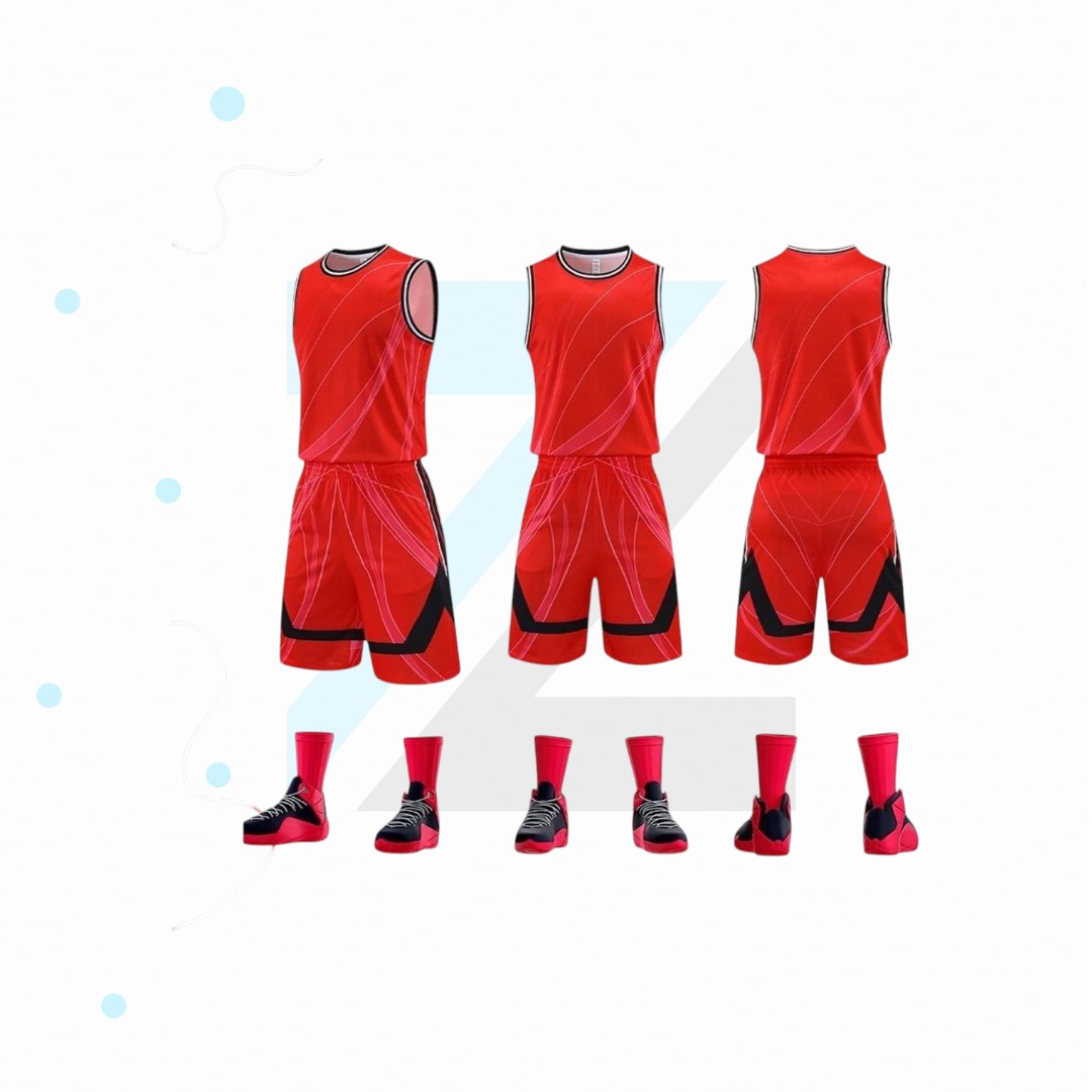 Court Flex Basketball Uniform | Custom Game Jersey & Shorts | Lightweight Pro Performance angle 2